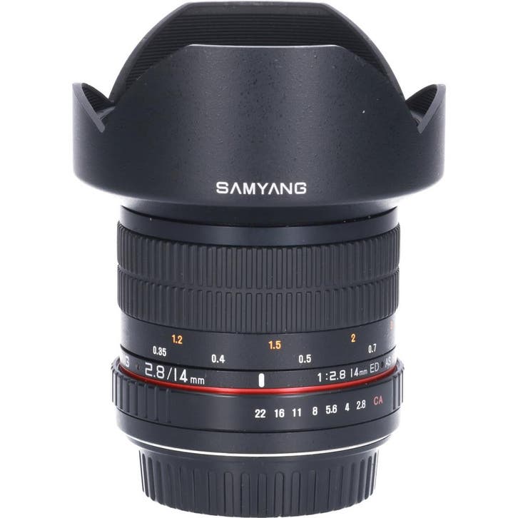 Tweedehands Samyang 14mm f/2.8 ED AS IF UMC Canon AE CM2430, Audio, Tv en Foto, Foto | Lenzen en Objectieven, Overige typen, Gebruikt