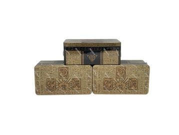 Veiling - 3x Yu-Gi-Oh! – 2022 Tin of the Pharaoh’s Gods, Hobby en Vrije tijd, Verzamelkaartspellen | Yu-gi-Oh!, Nieuw