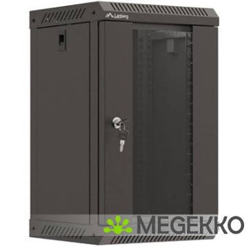 Lanberg WF11-3309-10B rack 9U Wandrek Zwart, Computers en Software, Computerbehuizingen, Verzenden, Nieuw