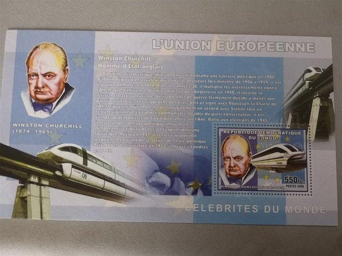 België - Grote partij van meer dan 63 S/S uit Congo en, Timbres & Monnaies, Timbres | Europe | Belgique