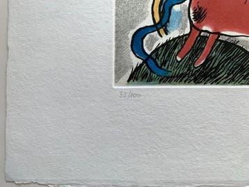 Corneille (1922-2010) - Senza titolo (Le chat)