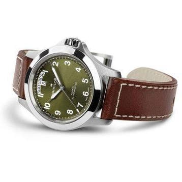 Hamilton - Khaki Field King 40 mm Green Dial - H644755600 -, Nieuw
