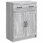 vidaXL Dressoir met lade Grijs sonoma 66 x 34,5 x 87 cm, Verzenden, Nieuw