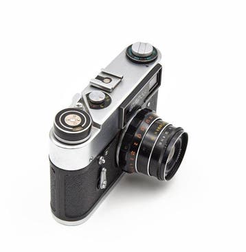 FED 5B + 2,8/55mm Analoge camera