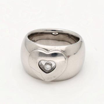 Chopard - Ring - Happy Diamonds - 18 karaat Witgoud Diamant, Nieuw