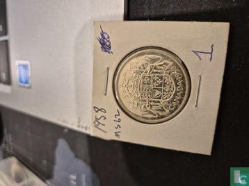 Canada 50 cents 1958, Postzegels en Munten, Munten | Amerika, Verzenden, Losse munt, Goud