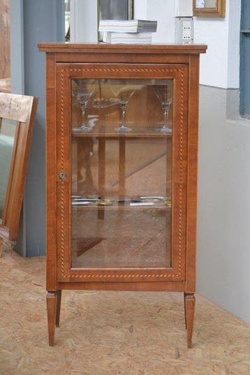 Vitrine - Hout, Glas - Vetrina-Stipo a Colonna