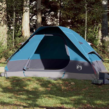 vidaXL Koepeltent 6-persoons waterdicht blauw, Verzenden