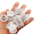 Set van 100 plastic potjes (20 ml) met schroefdoppen, Verzenden, Nieuw