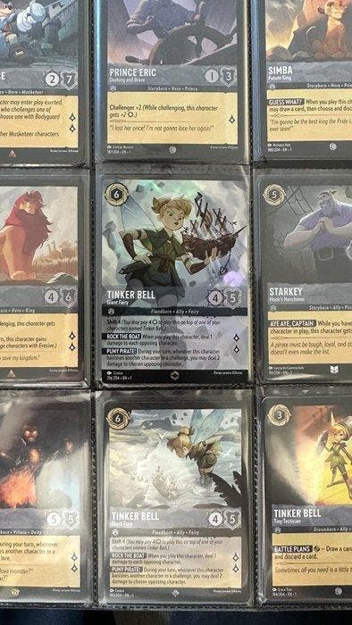 Disney - 1 Card - Disney Lorcana - Tinker Bell 216/204 Foil, Verzamelen, Overige Verzamelen