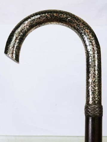 Canne de marche - Bois, Argent 800 - Laska Srebro Palisander