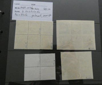 Duitse Democratische Republiek (DDR) 1950/1990 - DDR mooie, Postzegels en Munten, Gestempeld