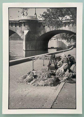 Maurice BONNEL (1923 - 2019) - Cardeuses, berges de Seine,