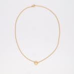 Collier avec pendentif - 18 carats Or jaune Diamant