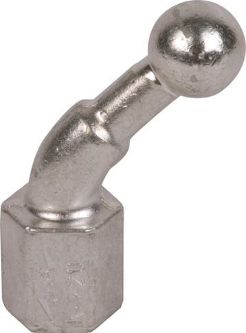 Haakse, vaste kogelpen D25mm met M12 binnendraad - 756200, Verzenden