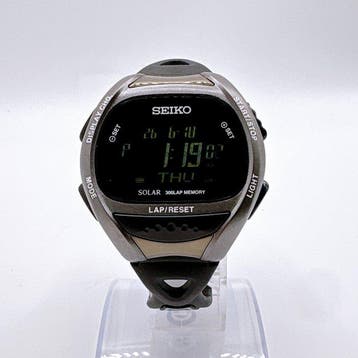 Seiko - Solar 300Lap Memory (digital sports model) - Sans