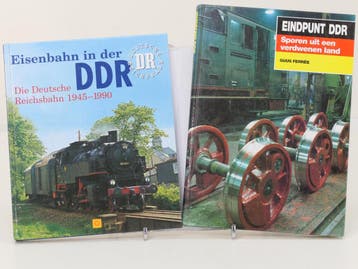 Boekenset DDR-spoorwegen – Eisenbahn in der DDR & Eindpun., Boeken, Ophalen of Verzenden, Nieuw