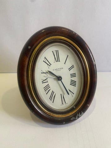 Réveil de voyage - Cartier - Plaqué or - 1960-1970