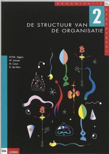 Organisatie & management / 2 De structuur van de organisatie, Boeken, Verzenden, Nieuw