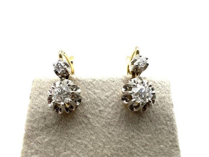 Sans prix de réserve - Boucles doreilles - 18 carats Or, Handtassen en Accessoires, Oorbellen