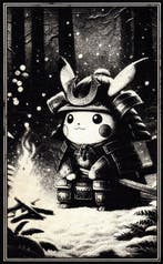 Æ (XX-XXI) - (Set of 3) “Pikachu Bushid — Sword of