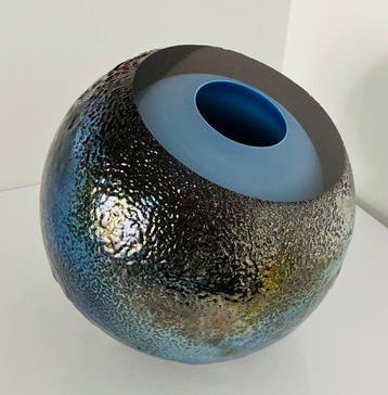 George Broft Unique 7,8 kilo - Sculpture, “ LAVA “ - 21 cm -, Antiquités & Art