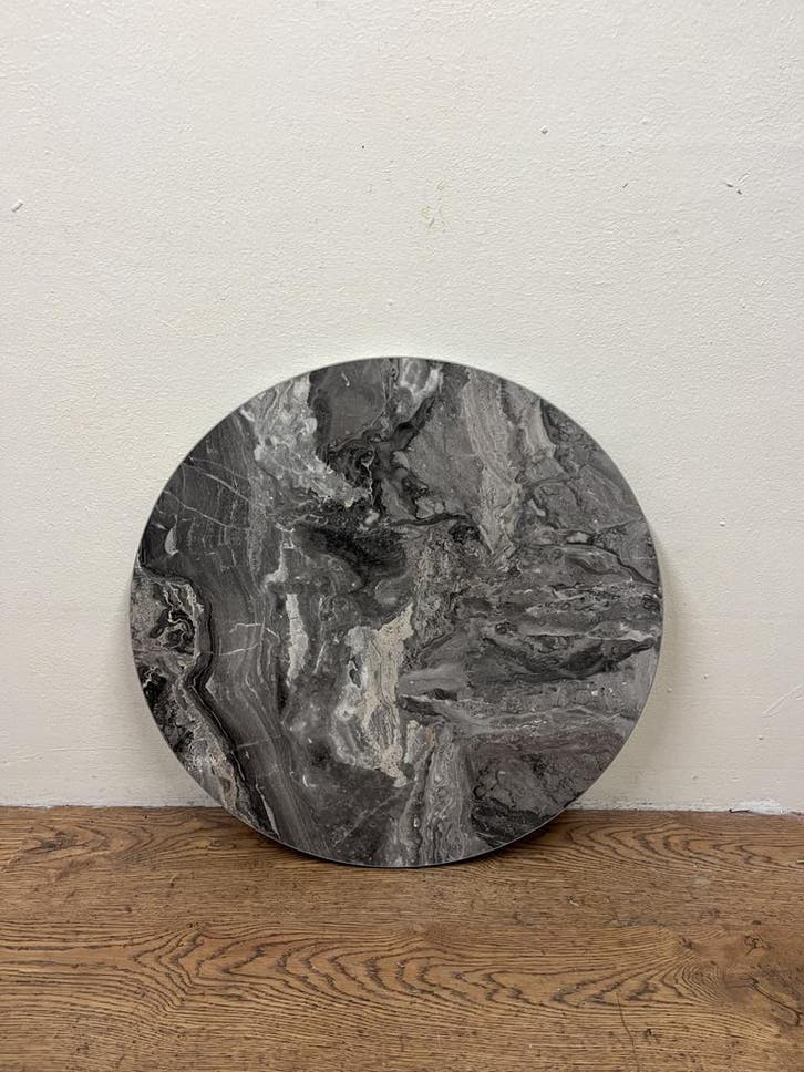 Nieuw Tafelblad HPL (60cm rond) - TB1024- Vintage/Café, Huis en Inrichting, Tafelonderdelen, Ophalen