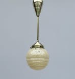 Lampe à suspendre - Laiton, Verre