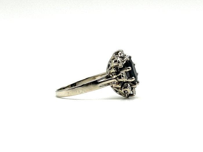 Zonder minimumprijs - Ring - 18 karaat Witgoud - 1.30ct. tw., Bijoux, Sacs & Beauté, Bagues