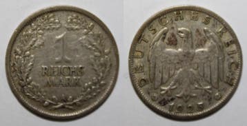 Allemagne Duitsland Km 44 1 Reichsmark 1925 A Berlin, Verzenden