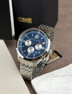 Roberto Cavalli - Chronograph Date Blue - Sans prix de, Nieuw