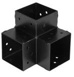 Starx paalverbinder type-Y 90x90 mm zwart, Bricolage & Construction