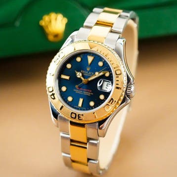 Rolex - Yacht-Master 18k Gold Bezel Two Tone - Sans prix de