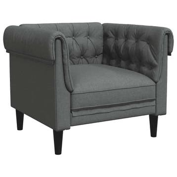 Chesterfield zetel donkergrijs | Tweede kansje | OP = OP, Verzenden