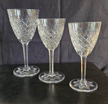 Val Saint Lambert - Gevaert - Wijnglas (15) - Kristal -, Antiek en Kunst