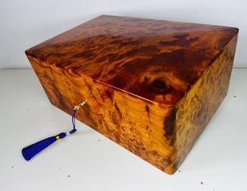 Boîte à bijoux - Bois de thuya