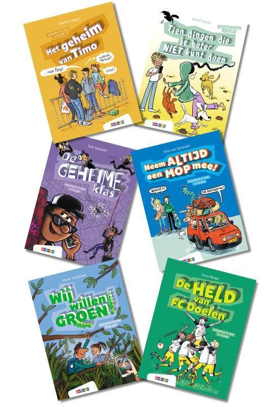 Pakket Makkelijk & Leuk Avi M4 (6 Titels) |  | Nieuw, Livres, Livres Autre, Envoi