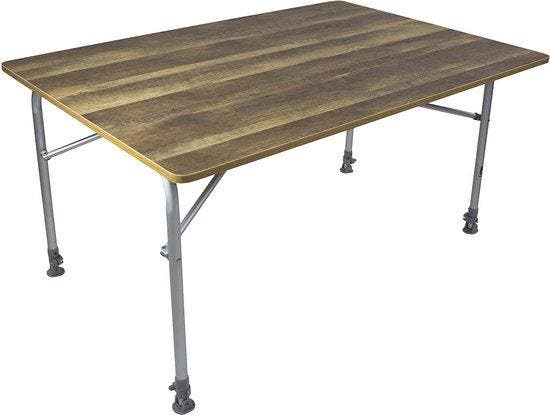 2dekans | Bo-Camp Campingtafel Aluminium Grijs - 100 x 68 cm, Caravans en Kamperen, Kampeeraccessoires, Ophalen of Verzenden