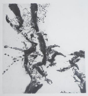 Zao Wou-Ki (1921-2013) - Composition abstraite :