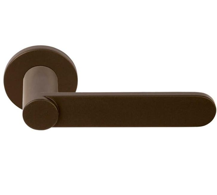 Deurklink TENSE BB103-G op rozet brons, Bricolage & Construction, Fenêtres & Moustiquaires