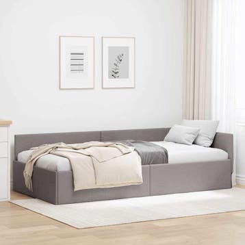 Hoekbed 100x200cm | Tweede kansje, spotprijs! OP=OP, Verzenden, Zo goed als nieuw, Overige maten, Stof