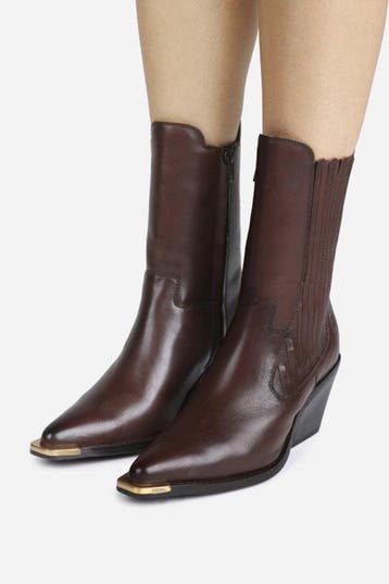 BRONX next-low-kole enkellaars bruin Maat 37 (Damesschoenen), Verzenden, Nieuw