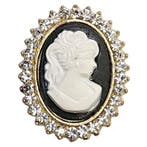 Fako Bijoux - Magnetische Mini Broche - Ovaal Cleopatra Met, Verzenden, Nieuw