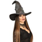 Halloween Heksenhoed Grijs, Hobby en Vrije tijd, Verzenden, Nieuw