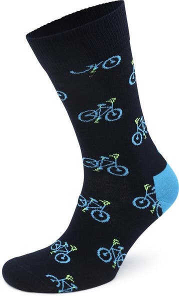 Happy Socks Sokken Bike maat 41-46 Heren, Verzenden, Nieuw, Blauw, Happy Socks