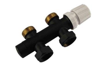 Sanifun thermostatisch 3/4 onderblok recht Nero, Ophalen of Verzenden, Nieuw, Overige typen