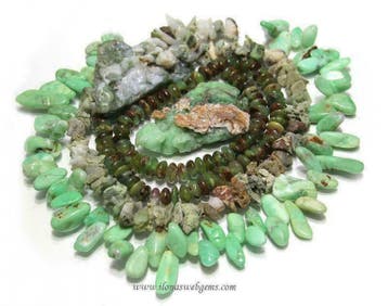 Chrysopraas kralen / edelsteen kralen / zelf sieraden maken, Hobby en Vrije tijd, Verzenden, Nieuw, Kraal