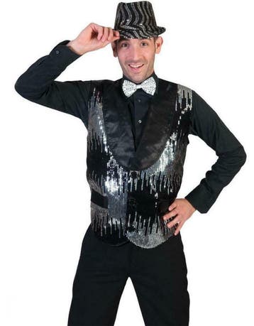 Jazz ondervest zilver disco, Ophalen of Verzenden, Nieuw