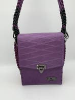 Schouder tas  violet zwart shoulder bag, Ophalen of Verzenden, Nieuw