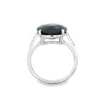 Zonder minimumprijs - Ring - 14 karaat Witgoud - 6.71ct. tw., Nieuw